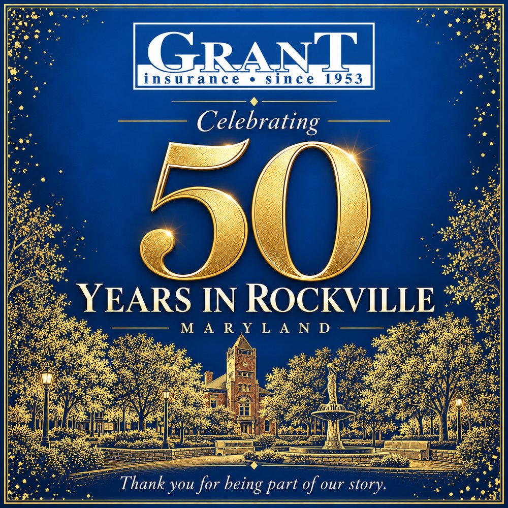 Grant Insurance, since 1953 — Celebrating 50 Years in Rockville, Maryland